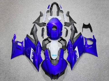 Carene Moto Yamaha YZF R3/R25 2019-2021 - Blu Bianco Nero Opaco
