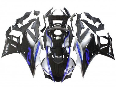 Carene Moto Yamaha YZF R3/R25 2019-2021 - Argento Blu Nero