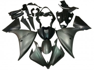 Carene Moto Yamaha YZF 1000 R1 2012-2014 - Grigio Opaco Nero Opaco