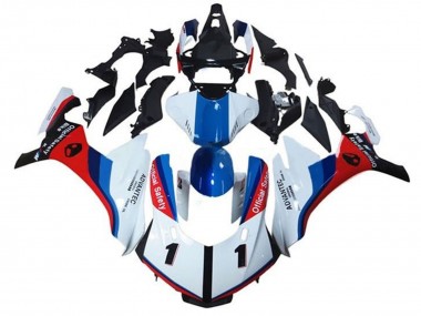 Carene Moto Yamaha YZF 1000 R1 2015-2019 - Bianco Blu Rosso Nero Official Safety