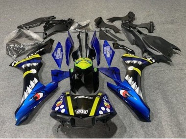 Carene Moto Yamaha YZF 1000 R1 2015-2019 - Blu Giallo Nero Squalo