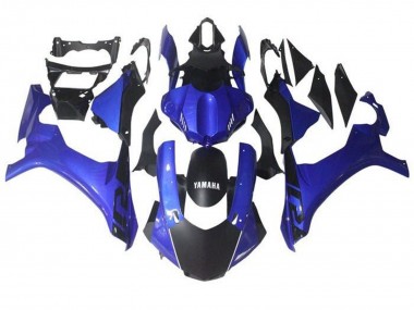 Carena Moto Yamaha YZF 1000 R1 2015-2019 - Blu Nero Opaco
