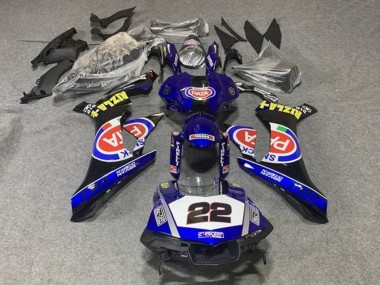 Carene Moto Yamaha YZF 1000 R1 2015-2019 - Blu Bianco Nero Rosso Pata 22