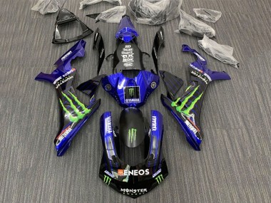 Carene Moto Yamaha YZF 1000 R1 2015-2019 - Blu Nero Mostro ENEOS