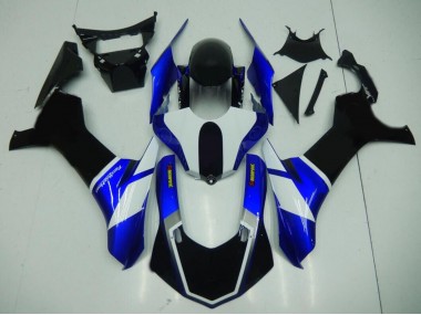 Carene Moto Yamaha YZF 1000 R1 2015-2019 - Blu Bianco Nero