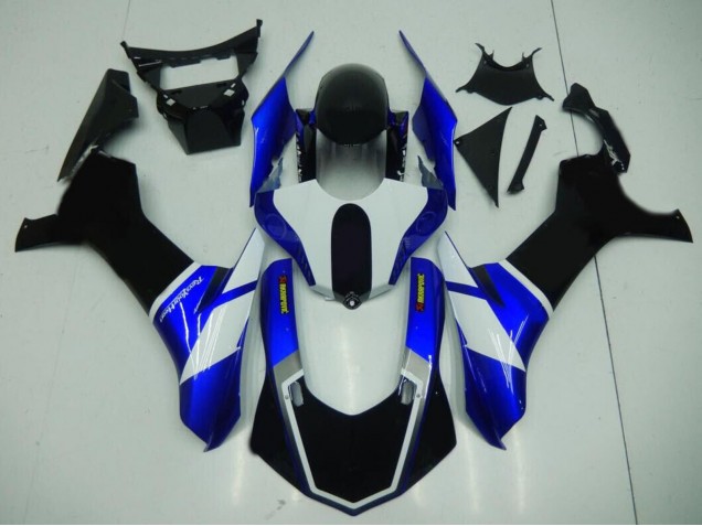 Carene Moto Yamaha YZF 1000 R1 2015-2019 - Blu Bianco Nero