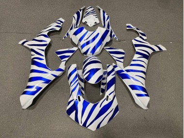 Carene Moto Yamaha YZF 1000 R1 2015-2019 - Bianco Blu Zebra