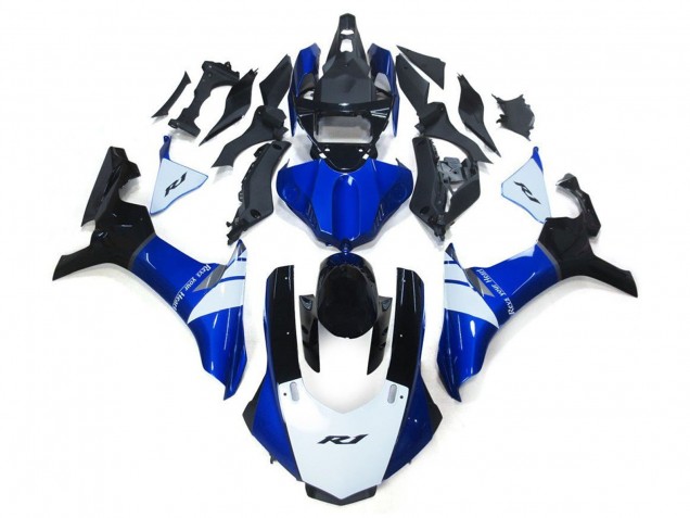 Carene Moto Yamaha YZF 1000 R1 2015-2019 - Bianco Blu Nero
