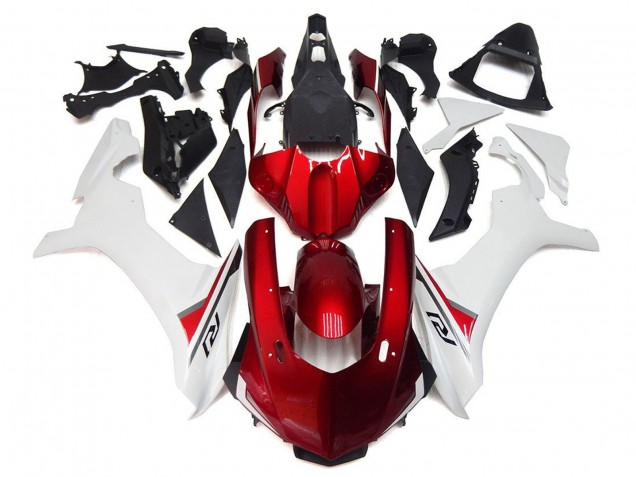 Carene Moto Yamaha YZF 1000 R1 2015-2019 - Bianco Rosso Nero