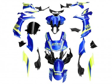 Carene Moto Yamaha YZF 1000 R1 2020-2025 - Blu Giallo Bianco GYTR