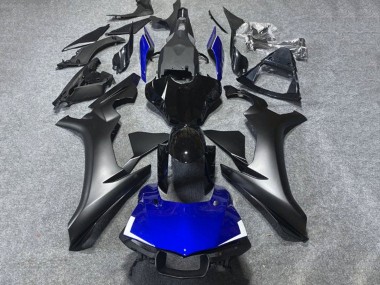 Carene Moto Yamaha YZF 1000 R1 2020-2025 - Nero Lucido Nero Opaco Blu