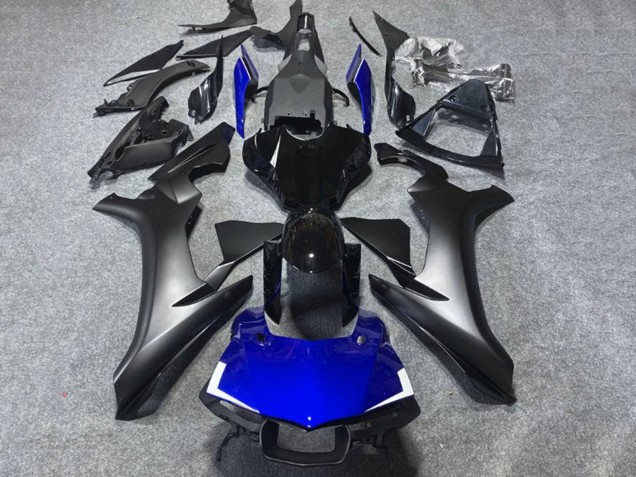 Carene Moto Yamaha YZF 1000 R1 2020-2025 - Nero Lucido Nero Opaco Blu