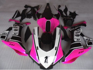 Carene Moto Yamaha YZF 1000 R1 2020-2025 - Rosa Bianco Nero Lucido