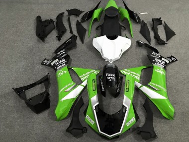 Carene Moto Yamaha YZF 1000 R1 2020-2025 - Verde Bianco Nero Lucido Sam