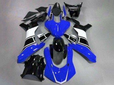 Carene Moto Yamaha YZF 1000 R1 2020-2025 - Blu Bianco Nero Lucido