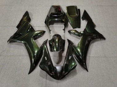 Carene Moto Yamaha YZF 1000 R1 2002-2003 - Verde Scuro Camaleonte
