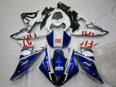Carene Moto Yamaha YZF 1000 R1 2004-2006 - Bianco Blu Rosso Fiat