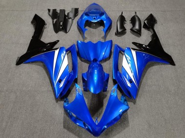 Carena Moto Yamaha YZF 1000 R1 2007-2008 - Blu Bianco Nero