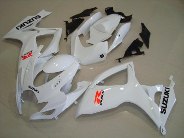 Carene Moto Suzuki GSXR 600 / GSXR 750 2004-2005 - Bianco Rosso Nero