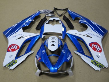 Carene Moto Triumph Daytona 675 Triple 2006-2008 - Bianco Blu