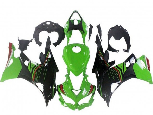 Carene Moto Kawasaki ZX4R ZX-4RR 2019-2025 - Verde Nero Rosso