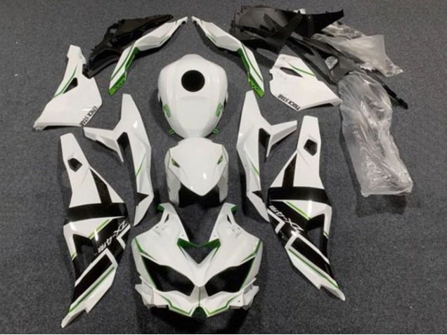 Carene Moto Kawasaki ZX4R ZX-4RR 2019-2025 - Bianco Nero Verde