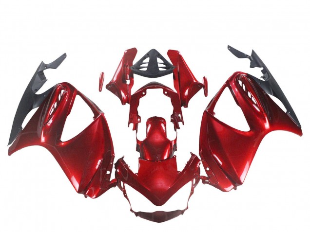 Carene Moto Honda ST1300 2002-2016 - Rosso Nero Opaco