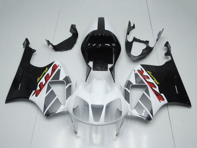 Carene Moto Honda VTR1000 2000-2006 - Bianco Nero Lucido