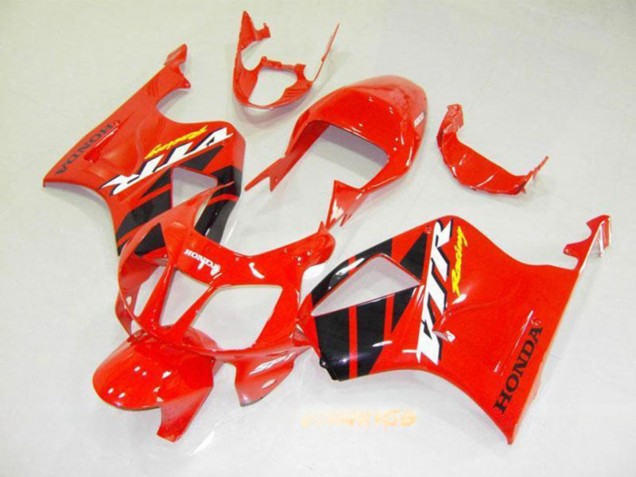 Carena Moto Honda VTR1000 2000-2006 - Rosso Nero Lucido Banda