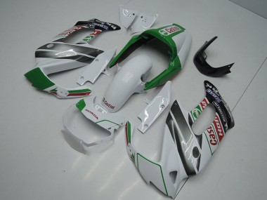 Carene Moto Honda VTR1000F 1997-2005 - Bianco Verde Nero Lucido Castrol