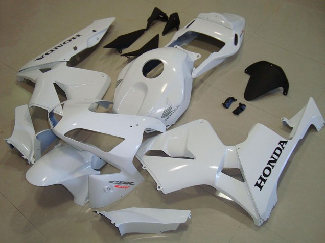 Carene Moto Honda CBR600RR 2003-2004 - Bianco Nero Decal