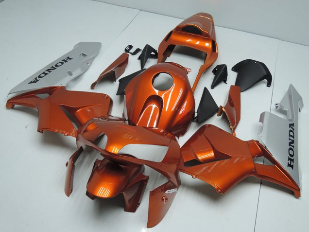 Carene Moto Honda CBR600RR 2003-2004 - Argento Arancia