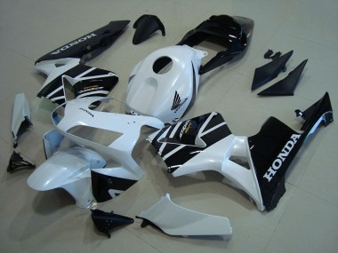 Carene Moto Honda CBR600RR 2003-2004 - Bianco Nero Lucido