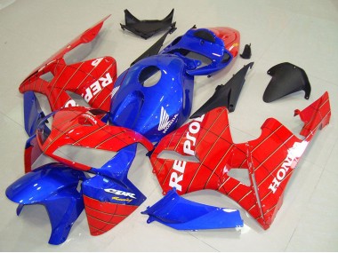 Carene Moto Honda CBR600RR 2005-2006 - Blu Rosso Spider Man Repsol