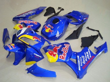 Carene Moto Honda CBR600RR 2005-2006 - Blu Giallo Red Bull