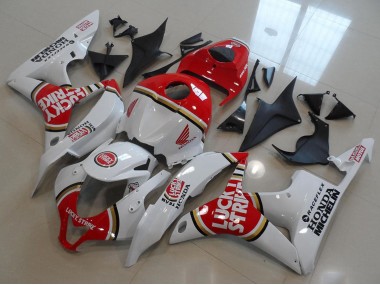 Carene Moto Honda CBR600RR 2007-2008 - Bianco Rosso Lucky Strike