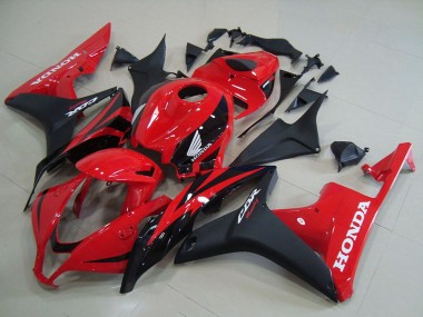 Carene Moto Honda CBR600RR 2007-2008 - Rosso Nero Opaco OEM Stile