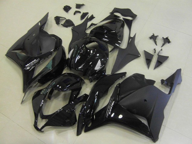 Carene Moto Honda CBR600RR 2009-2012 - Nero Lucido Nero Opaco OEM Stile