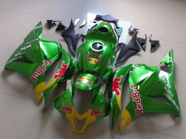 Carene Moto Honda CBR600RR 2009-2012 - Verde Giallo Red Bull