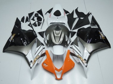 Carene Moto Honda CBR600RR 2009-2012 - Bianco Argento Arancia Nero Lucido