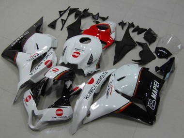 Carene Moto Honda CBR600RR 2009-2012 - Bianco Rosso Nero Lucido Konica Minolta