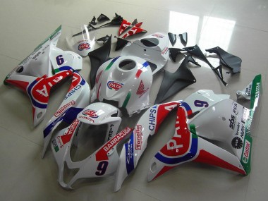 Carene Moto Honda CBR600RR 2009-2012 - Bianco Blu Rosso Pata