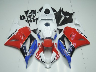 Carene Moto Honda CBR600RR 2009-2012 - Bianco Rosso Blu Nero Lucido Motul