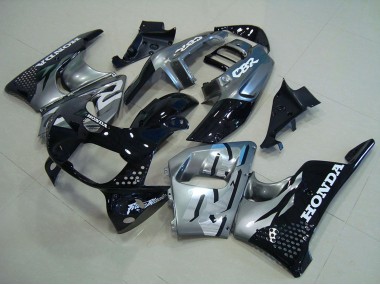 Carene Moto Honda CBR900RR 893 1996-1997 - Argento Nero Lucido