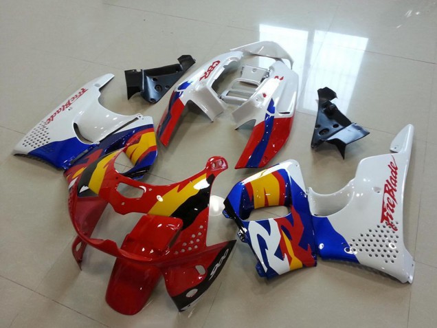 Carene Moto Honda CBR900RR 893 1996-1997 - Bianco Rosso Blu Giallo