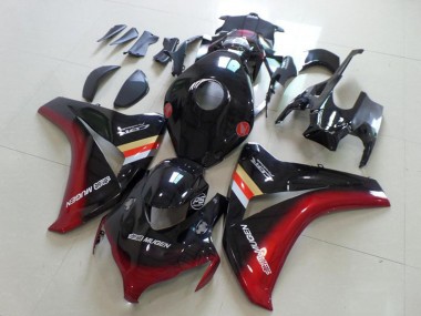 Carene Moto Honda CBR1000RR 2008-2011 - Nero Lucido Rosso Mugen