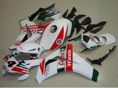 Carene Moto Honda CBR1000RR 2008-2011 - Bianco Rosso Verde Scuro Castrol