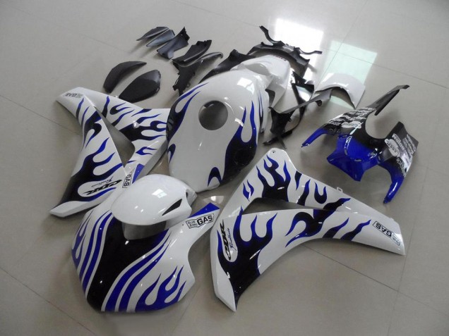 Carene Moto Honda CBR1000RR 2008-2011 - Bianco Blu Fiamma Corsa