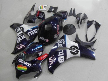 Carene Moto Honda CBR1000RR 2008-2011 - Blu Scuro Bianco Rosso Tuenli HP