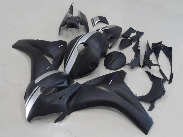 Carene Moto Honda CBR1000RR 2008-2011 - Nero Opaco Argento